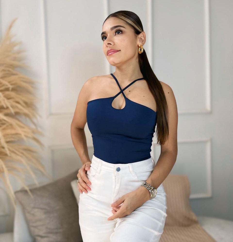 BODY TIRAS EN CUELLO