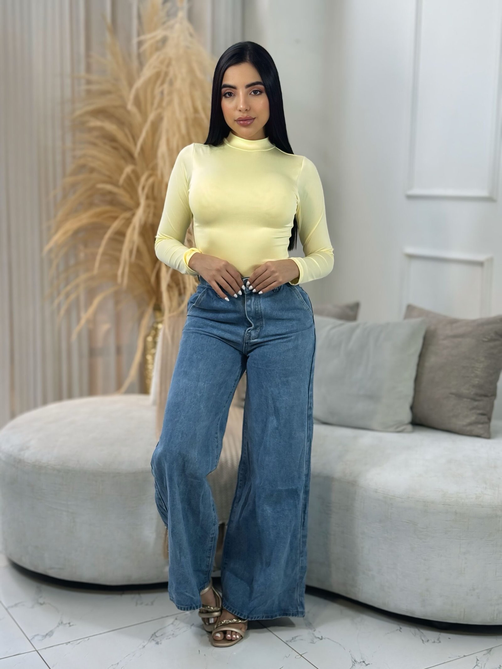 BODY MANGA LARGA CUELLO TORTUGA - Imagen 2