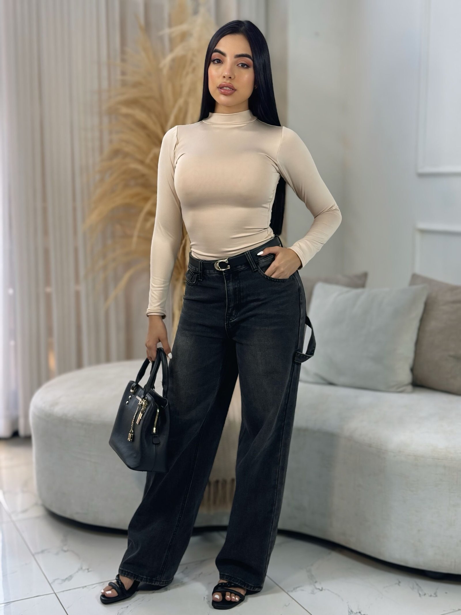 BODY MANGA LARGA CUELLO TORTUGA - Imagen 3