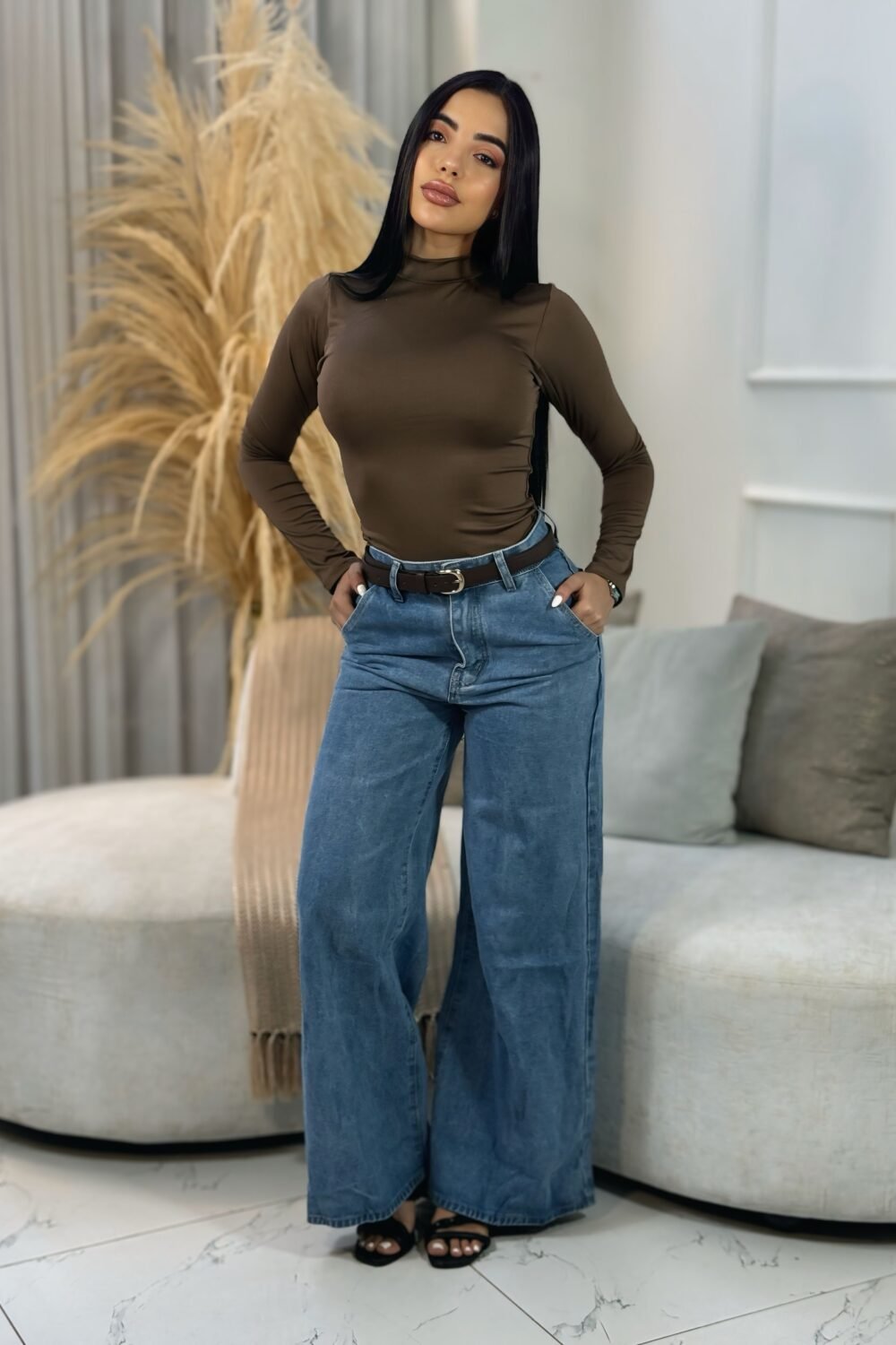 BODY MANGA LARGA CUELLO TORTUGA