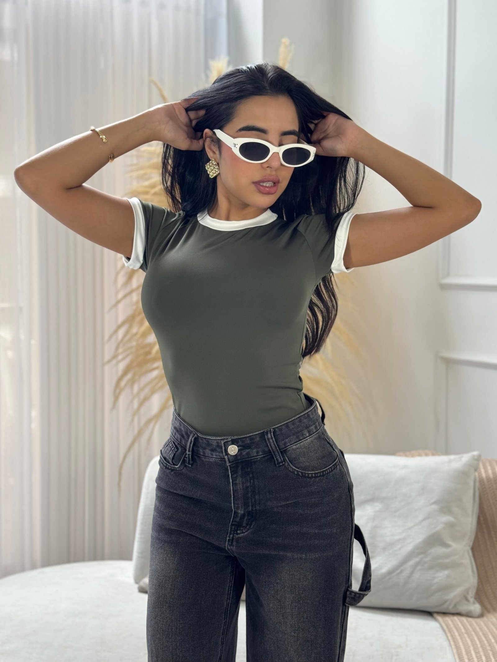 BODY MANGA CORTA SESGO NUTELLA - Imagen 2